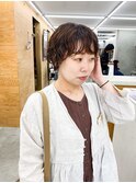 ショートパーマ　ラフパーマ　ショート　前髪パーマ　前髪