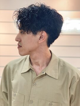 スウェル 船橋店(Swell) ハイライト/マッシュパーマ/束感/波巻き/メンズ