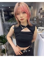 アリー(ally) 中性ウルフレイヤーカットロングウルフカット姫カット姫ウルフ