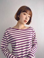 ムク 甲府(muku.)&nbsp;前髪/マチルダボブ/ピンクベージュインナー/グレージュ[甲府駅]