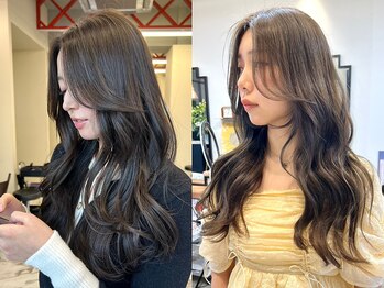 リンヘアー 表参道(RIN hair)の写真/大事なお顔周りカットはお任せください！レイヤー初心者の方も安心の丁寧なカウンセリングで理想のヘアに♪