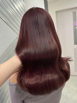 ジーナリア(Xena ria) 《衣織》ワインレッド/艶カラー/ケアブリーチ