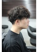 黒髪マッシュ×シャドウパーマ/20代30代40代