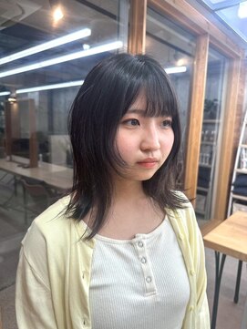 カフネ ジュントス ヨロ(Cafune' juntos YOLO) ウルフレイヤー/顔まわりカット/髪質改善