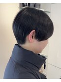 ミニウルフレイヤーカット顔周り前髪韓国ショートボブ/原宿