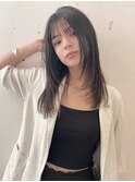 シルクストリート縮毛矯正顔周りレイヤー