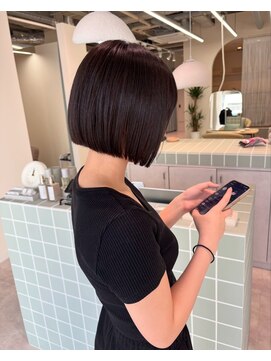 ロウ ジャム 横浜(ROW/JAM) 切りっぱなし/ケアブリーチ/ケアカラー/学生/ストリート/韓国