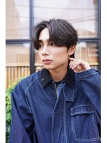 ニコ トウキョウ ヨコハマ(nico)&nbsp;センターパートニュアンスパーマメンズカット