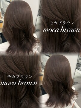 アマトウキョウ アユンチェ(AMA TOKYO×AYUNCHE) 韓国ヘア　透明感カラー　2wayバング  レイヤーカット   顔周り