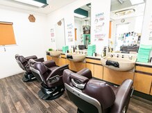 ヘアサロン ビッグベアー(hair salon Big Bear)の雰囲気（漫画が多数置いてあるので、待ち時間も苦じゃない♪）