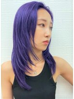 グラスペディア(graspedia)&nbsp;ハイトーン/個性的/派手髪/パープルカラー/レイヤーヘアカット