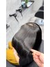 【ツヤツヤ潤いコース♪】カット＆髪質改善カラー&潤艶トリートメント