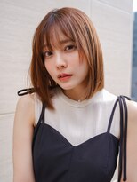 ガーデン 銀座(GARDEN)&nbsp;丸顔さんにも似合う大人カジュアルボブ