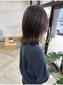 切りっぱなしボブ / ラベージュカラー