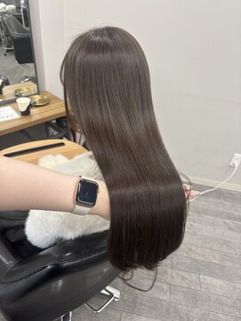 京都/河原町/ケアカラー/髪質改善トリートメント/ベージュ