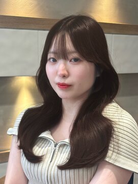 ジーナ 渋谷本店(Zina) チョコレートブラウン   韓国レイヤー   髪質改善