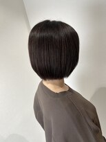 リーフ(leaf)&nbsp;ショコラブラウン×ハイライト×ショートボブ