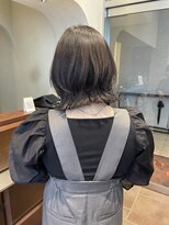 エルサフィロ ヨドヤバシ(el zafiro yodoyabashi) グレージュカラー レイヤーボブ