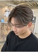 センターパート/シースルーマッシュ/フェード