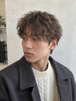 メンズヒペリカム(Men's hypericum)&nbsp;ライトブラウン ソフトスパイラルパーマ