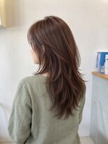 リノ 寺田町南口店(rino)&nbsp;軽やかブラウンミディレイヤーカット