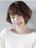 【ＶＯＧＥＳ】毛先ワンカールの柔らかショートボブ
