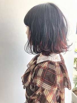 ヘアメイク オブジェ(hair make objet) インナー RED ☆★KAI☆★
