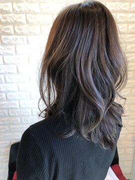 ピリカヘアデザイン(pirica hair design) 鎖骨ミディアム×ラベンダーカラー【越谷】