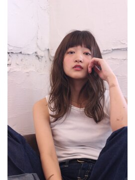 ブラウヘアアンドケア(care) 色っぽふんわりセミディ *