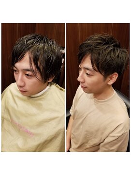 ヒロギンザ 池袋 サンシャイン通り店(HIRO GINZA) ショートレイヤー爽やかツーブロック