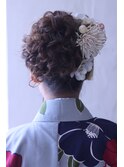 ねじり編み込み☆卒業ヘアセット