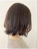 外ハネグレージュ