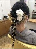 卒業式ヘアーセットスタイル