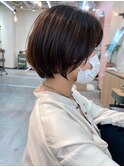 ショートボブ/ミニボブ/マッシュ/切りっぱなし/柏駅