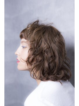 ミエル ヘア 新宿(miel hair) 〈mielhair新宿〉透明感ウェーブボブ