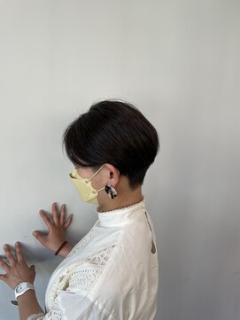 バトー バイ トリコ 船橋北口店(BATEAU by tricot) #大人ショート#刈り上げ#暗髪