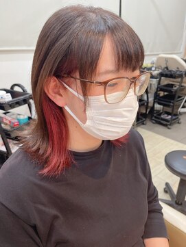 マイスタイル 大井町店(My jStyle by Yamano) イヤリングカラーがポイント◎外ハネボブ