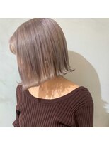 ペレ 栄店(PELE)&nbsp;切りっぱなしボブ×ミルクティー