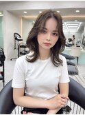 ピックアップスタイル 韓国 レイヤー 髪質改善トリートメント