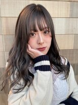 パザパ 南館店(pa.za.pa.)&nbsp;透明感のあるグレージュカラー×小顔・韓国風レイヤースタイル