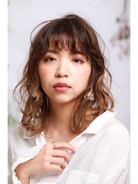 シエル 阿佐ヶ谷(le:Ciel) ウェーブパーマスタイル