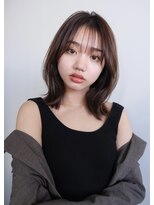 シア 表参道(SHEA.)&nbsp;【佐藤比香瑠】ニュアンスくびれミディアム/グレージュカラー