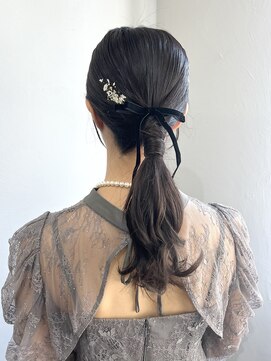 ロットアニバース(lott annibirth) 【髪質改善】タイトローポニー@mutsumi