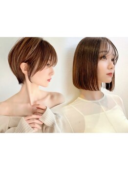 ショート、ボブでも毛先までまとまり扱いやすい初めての感覚。貴方史上最も小顔、そして可愛く。[新潟]