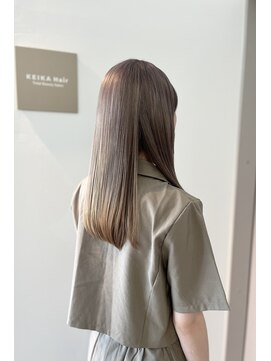 ケイカヘア(KEIKA Hair) ツヤサラカフェオレカラー