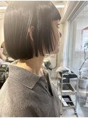 ブルーブラック×ミニボブ