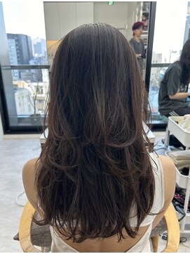 ビューナゴヤ 名駅(VIEW NAGOYA) ハッシュカット/レイヤーカット/ハイレイヤー/前髪/ロング