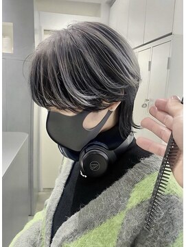 ダブルトーキョー シブヤ(W-TOKYO SHIBUYA) 【ウルフカット】デザインカラー