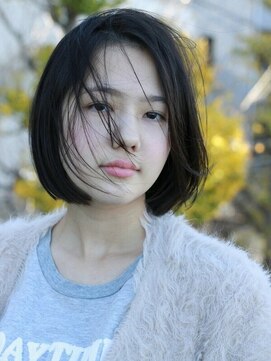 エムスラッシュ アヴェダ 自由が丘(M.SLASH AVEDA) ■耳かけも◎艶カラーナチュラルボブM.SLASH自由が丘1-9