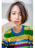 【20,30代クセを活かしたナチュラルモードなボブ】